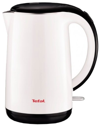 Изображение Электрический чайник Tefal KO260130 (2150 Вт/1,7 л /металл, пластик/белый, черный)