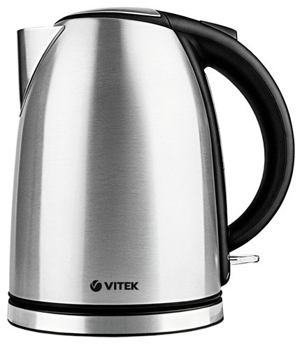 Изображение Электрический чайник VITEK VT-1169 SR (2200 Вт/1,8 л /металл/черный, серебристый)