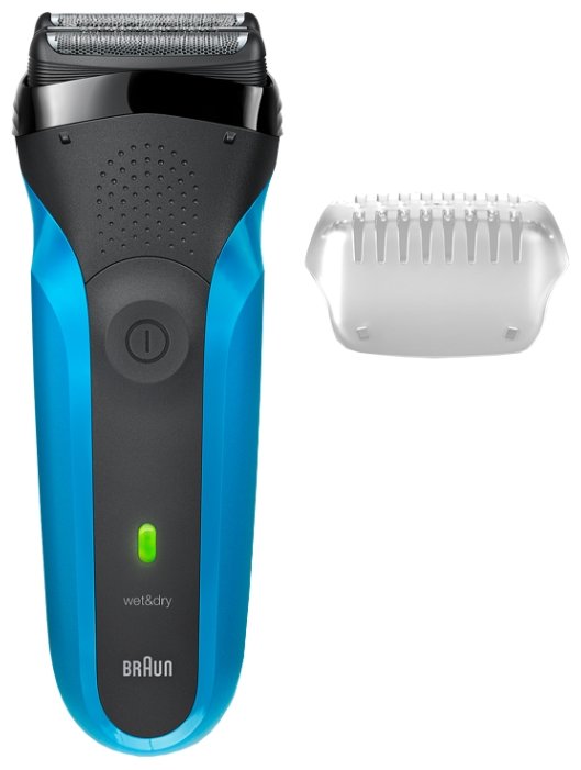 Изображение Бритва Braun 310S,синий, черный
