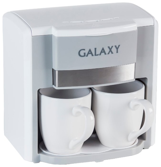 Изображение Кофеварка Galaxy GL0708 белый (капельная/0,3 л /750 Вт )