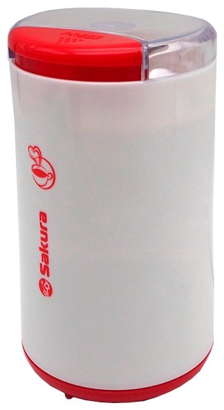 Изображение Кофемолка Sakura SA-6158WR (50 г/200 Вт /красный, белый)
