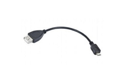 Изображение Кабель соединительный Gembird A-OTG-AFBM-001 USB 2.0 A Micro USB 2.0 B черный 0,15 м