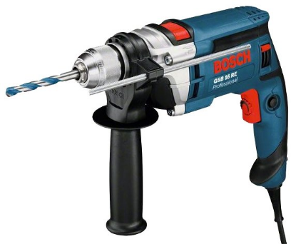 Изображение Дрель Bosch GSB 16 RE (БЗП) (ударная 750 Вт ) (060114E500)