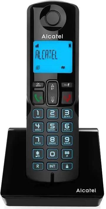 Изображение Радиотелефон Alcatel S250,черный (трубка, база)