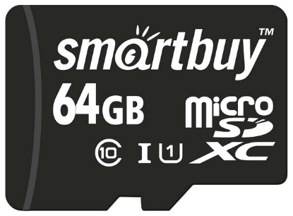 Изображение Карта памяти SmartBuy MicroSDXC Class 10 64 Гб