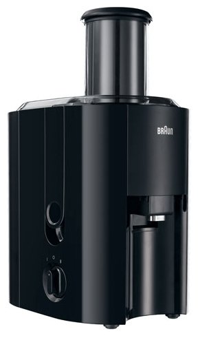 Изображение Соковыжималка Braun J300 черный (центробежная/800 Вт /)