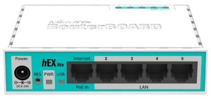 Изображение Маршрутизатор/коммутатор MikroTik hEX lite