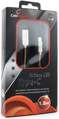 Изображение Кабель соединительный Gembird CC-P-USBC02Gd-1.8M USB 2.0 A USB 3.0 C золотой 1,8 м