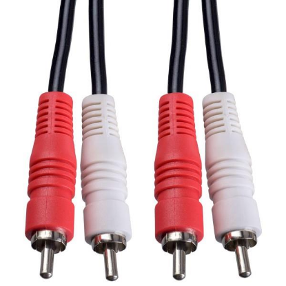 Изображение Кабель соединительный Perfeo R3002 RCA x2-RCA x2 (черный) (1,5 м)