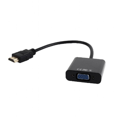 Изображение Переходник Cablexpert A-HDMI-VGA-03 HDMI-VGA (черный) (0,15 м)