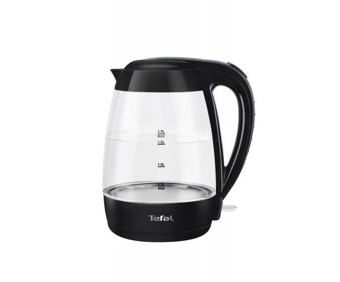 Изображение Электрический чайник Tefal KO450832 (2400 Вт/1,7 л /стекло, пластик/прозрачный, черный)