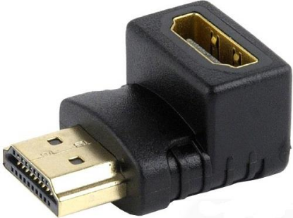 Изображение Переходник Cablexpert A-HDMI90-FML HDMI-HDMI (черный) ()