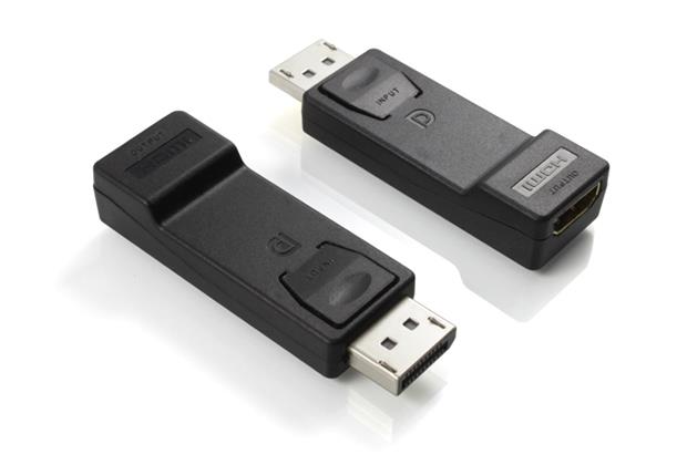 Изображение Переходник Greenconnect GCR-CVDP03 DisplayPort-HDMI (черный) ()