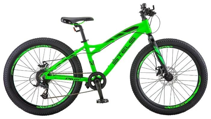 Изображение Велосипед Stels Adrenalin MD 24 V010 13.5 (неоновый-лайм/24 "/13.5 ")-2019 года LU091583*LU078979