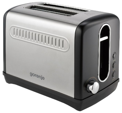 Изображение Тостер Gorenje T1100CLBK (860 Вт  черный, серебристый)