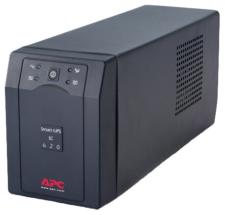 Изображение ИБП APC Smart-UPS SC620I (интерактивный 390 Вт  ступенчатая аппроксимация синусоиды)