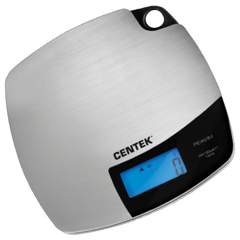 Изображение Весы кухонные CENTEK CT-2463 (серебристый, черный)