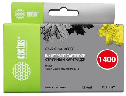 Изображение Картридж Cactus CS-PGI1400XLY