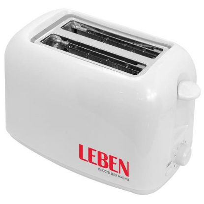 Изображение Тостер Leben 271-017 (650 Вт  белый)