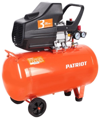 Изображение Компрессор Patriot Euro 50-260 (1.8 кВт, 260 л/мин, 50 л )