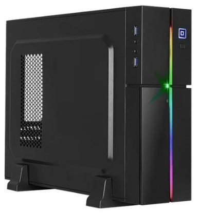 Изображение Корпус AeroCool Playa Slim (mATX, Mini-ITX, черный, без БП)/()