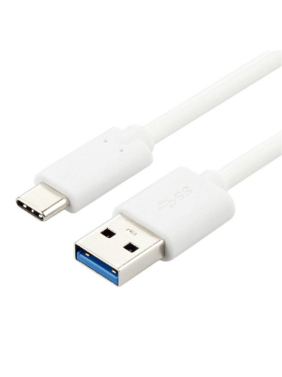 Изображение Кабель соединительный Bion USB 3.0 AM to Type-C USB 3.0 A USB 3.0 C белый 1 м