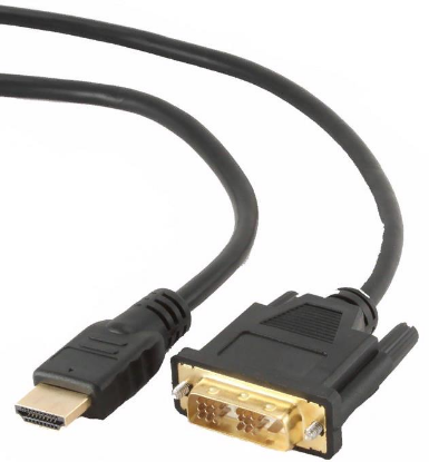 Изображение Кабель Cablexpert CC-HDMI-DVI-0.5M DVI-D-HDMI (черный) (0,5 м)