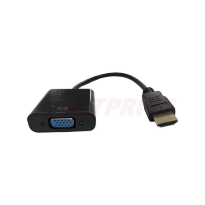 Изображение Переходник Bion DB15F HDMI-VGA (черный) (0,15 м)