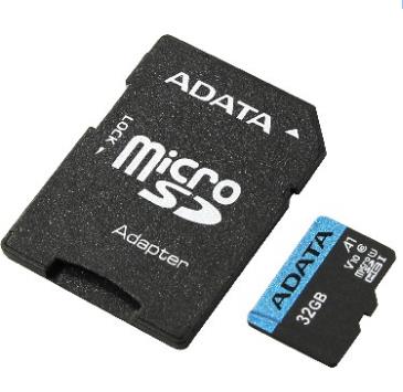 Изображение Карта памяти ADATA MicroSDHC Class 10 128 Гб адаптер на SD