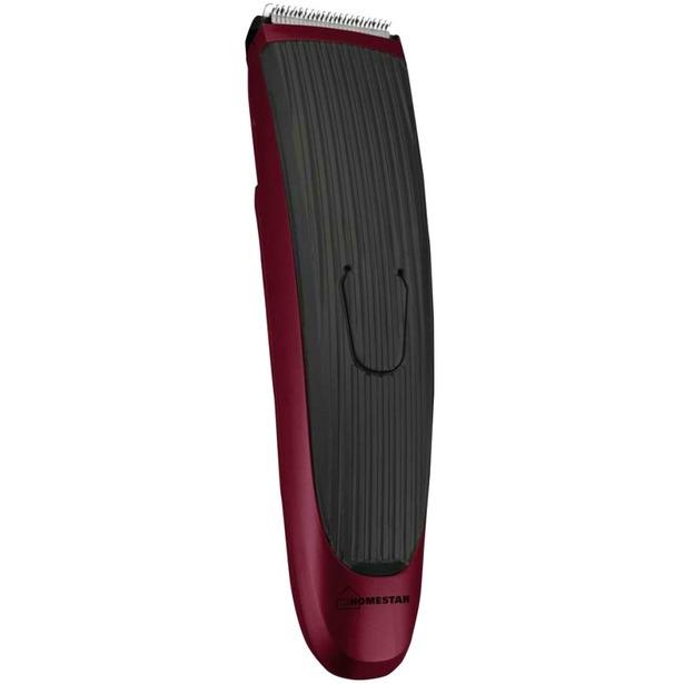 Изображение Машинка для стрижки головы HOMESTAR HS-9010, черный, бордовый