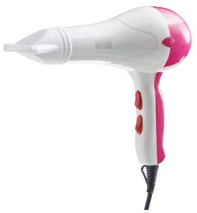Изображение Фен Goodhelper HD-1601 (1600 Вт /розовый, белый)