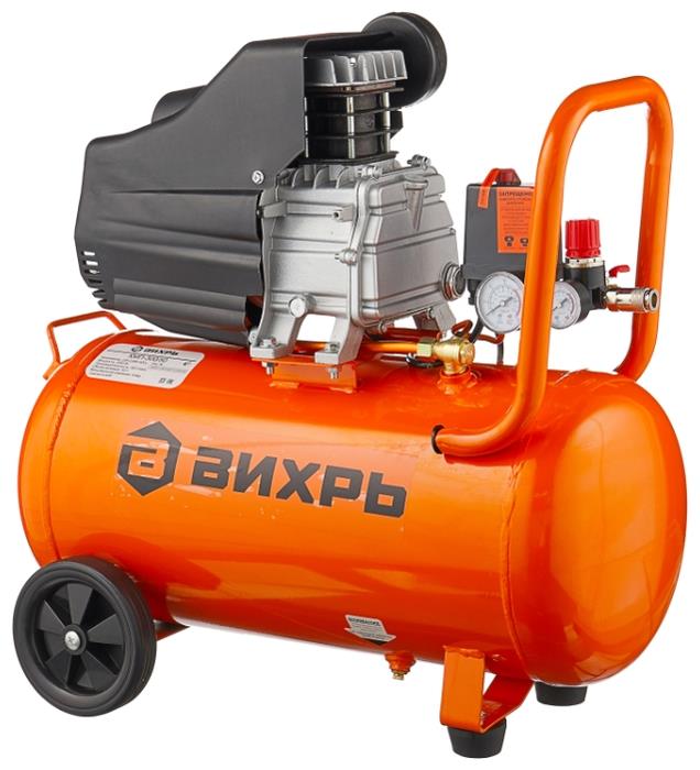 Изображение Компрессор ВИХРЬ КМП-300/50 (2 кВт, 300 л/мин, 50 л )