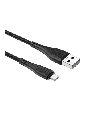 Изображение Кабель соединительный BOROFONE BX37 Wieldy USB 2.0 A Micro USB 2.0 B черный 1 м