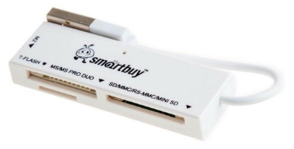 Изображение Карт-ридер SmartBuy SBR-717-W белый ()