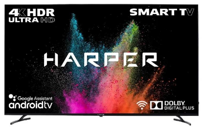 Изображение Телевизор Harper 65U770TS 65" HDR, 4K UHD Smart TV черный