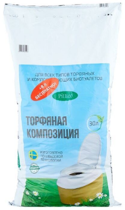 Изображение Торфяной наполнитель Piteco В38 38 л 4,7 кг