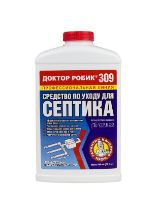 Изображение Дезодорирующее средство ДОКТОР РОБИК по уходу за септиком 309 0,798 л
