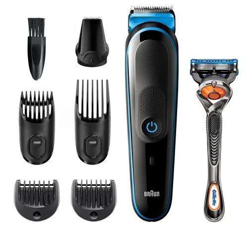 Изображение Набор для стрижки  Braun MGK3245, черный, синий