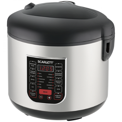 Изображение Мультиварка Scarlett SC-MC410S27 (900 Вт/5 л /черный, серебристый)