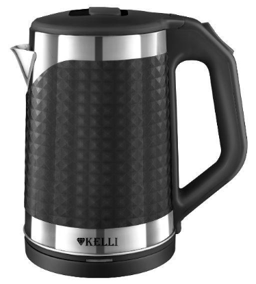 Изображение Электрический чайник Kelli KL-1372B (2200 Вт/1,8 л /металл/черный)