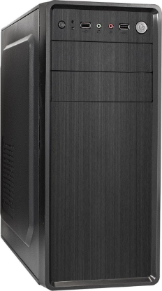 Изображение Корпус ExeGate XP-401-350W-12 (ATX, черный, 350 Вт)/(EX283730RUS)