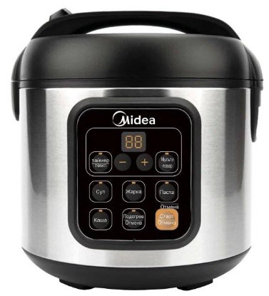 Изображение Мультиварка Midea MPC-6030 (400 Вт/2 л /черный, серебристый)