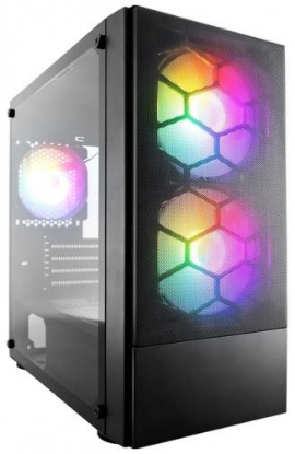 Изображение Корпус 1STPLAYER FIREBASE X4-M (mATX, Mini-ITX, черный, без БП)/()