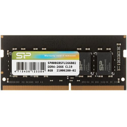 Изображение Оперативная память 8 GB DDR4 Silicon Power SP008GBSFU266B02 (21300 МБ/с, 2666 МГц, CL19)