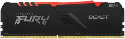 Изображение Оперативная память 16 GB DDR4 Kingston FURY Beast KF432C16BBA/16 (25600 МБ/с, 3200 МГц, CL16)