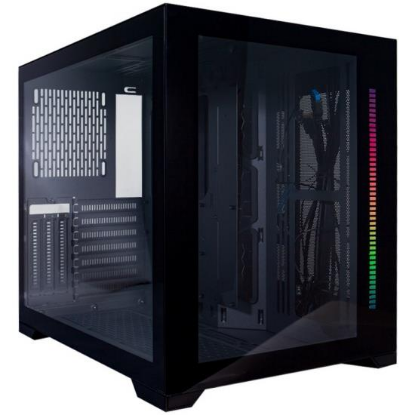 Изображение Корпус 1STPLAYER STEAM PUNK SP7 (mATX, ATX, черный, без БП)/(SP7-BK)