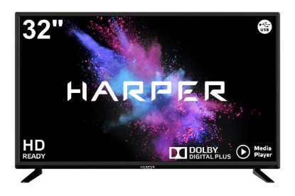 Изображение Телевизор Harper 32R690T 32" HDR, 720p HD  черный