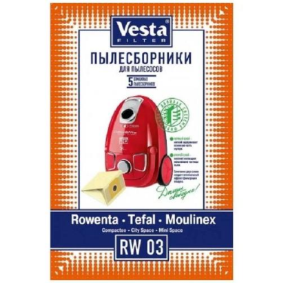 Изображение Мешки-пылесборники Vesta filter RW 03