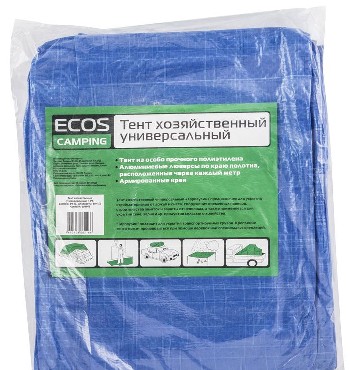 Изображение ЭКОС T-4*5 тент хозяйственный универсальный 4*5м (999167)