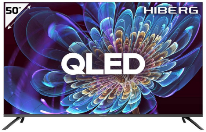 Изображение Телевизор HIBERG QLED 50Y 50" 4K UHD Smart TV черный